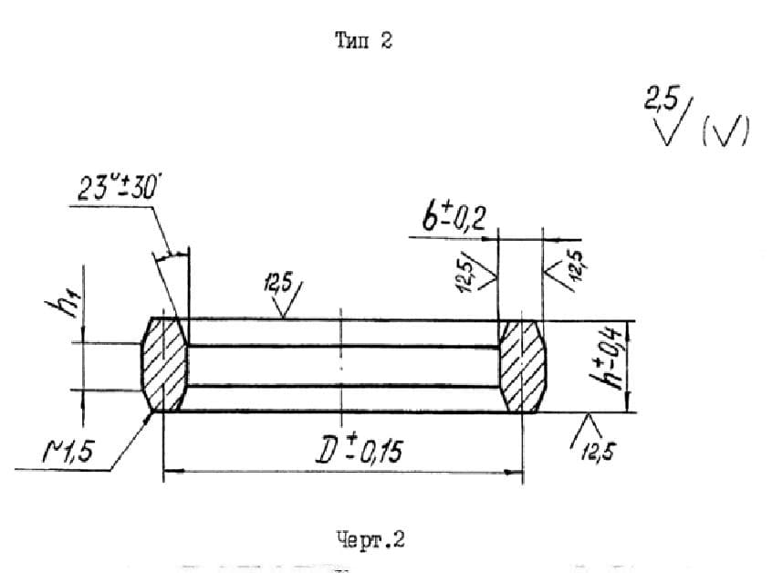 восьмиугольное сечение